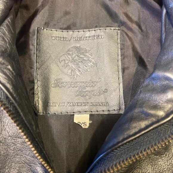 Vintage Leather Vest Size Small - Picture 6 of 6